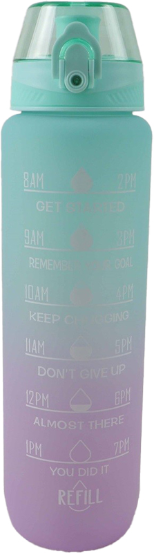motivational bottle groen paars